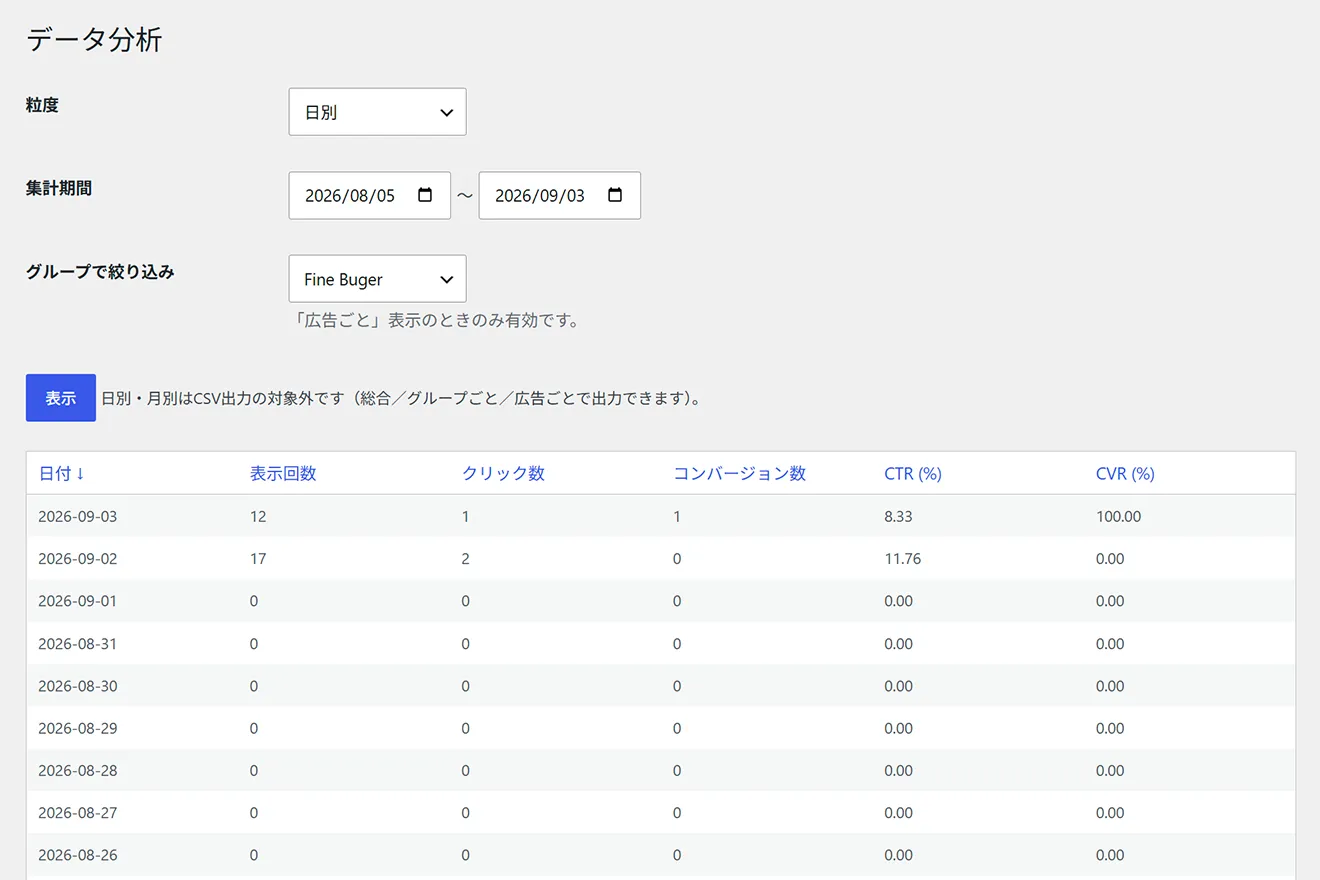 データ分析とレポート配信