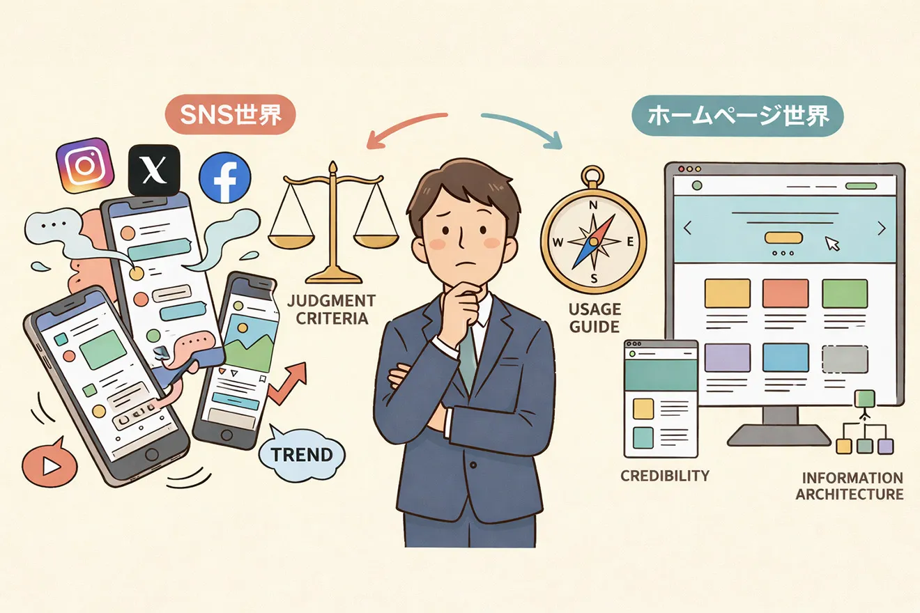 ホームページは本当に必要か？SNS時代の正しい判断基準と活用法