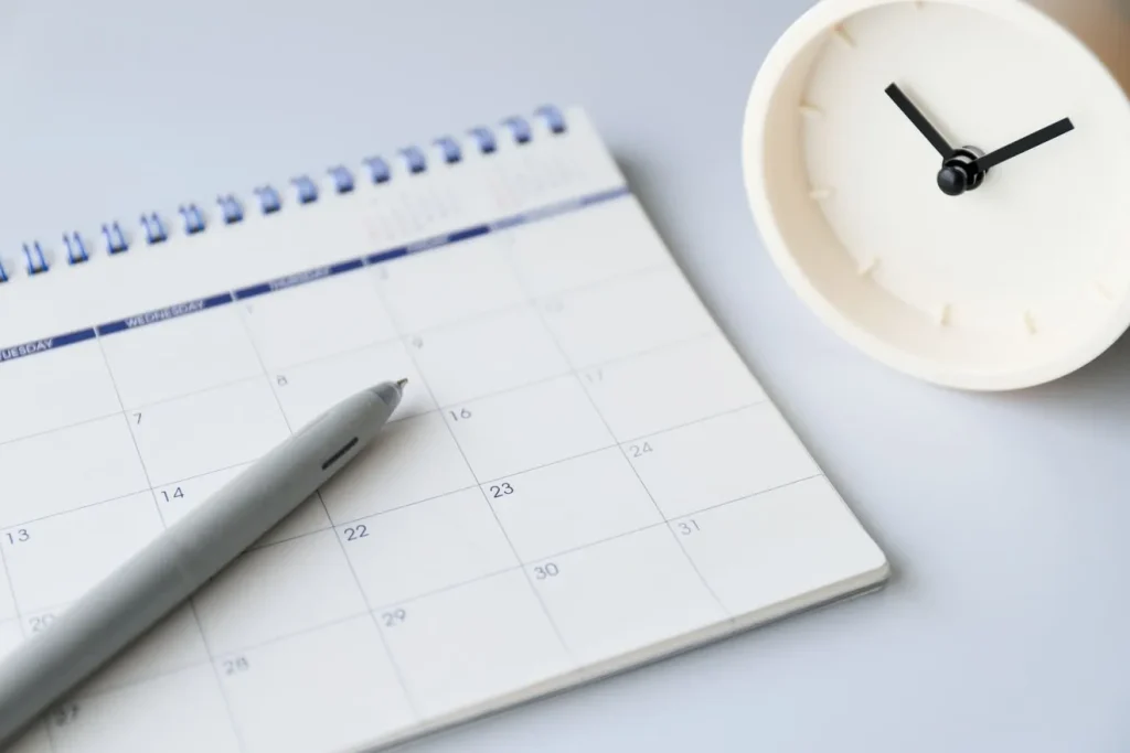 予約管理と時間