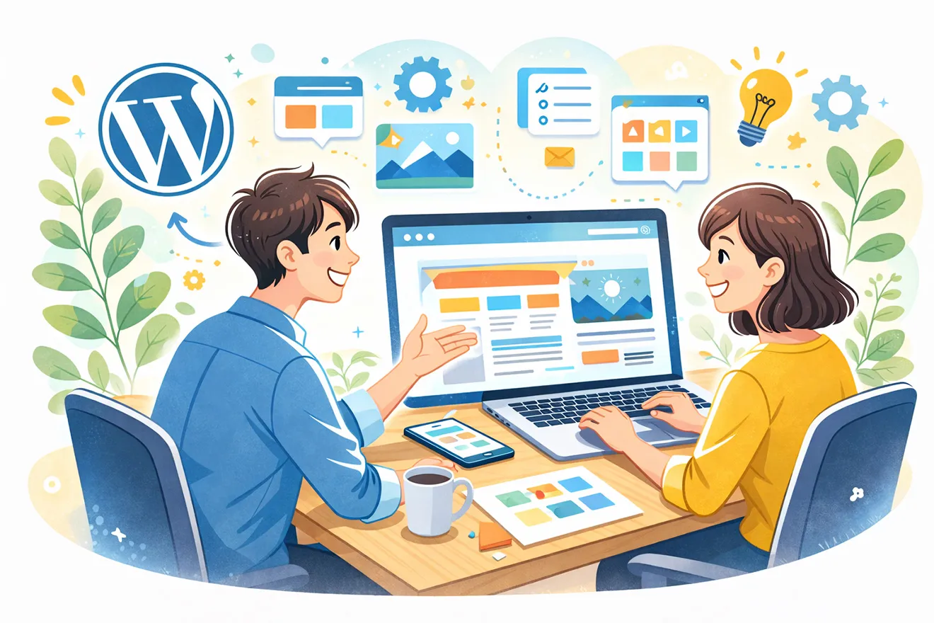 WordPressでホームページ作成は難しい？初心者でも使いこなせる基本と手順