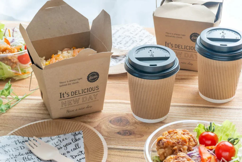 テイクアウトで注文した商品