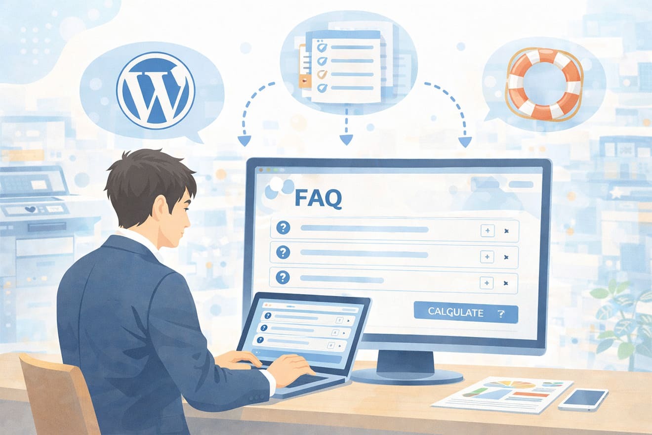 WordPressでFAQを作る3つの方法と運用のコツ
