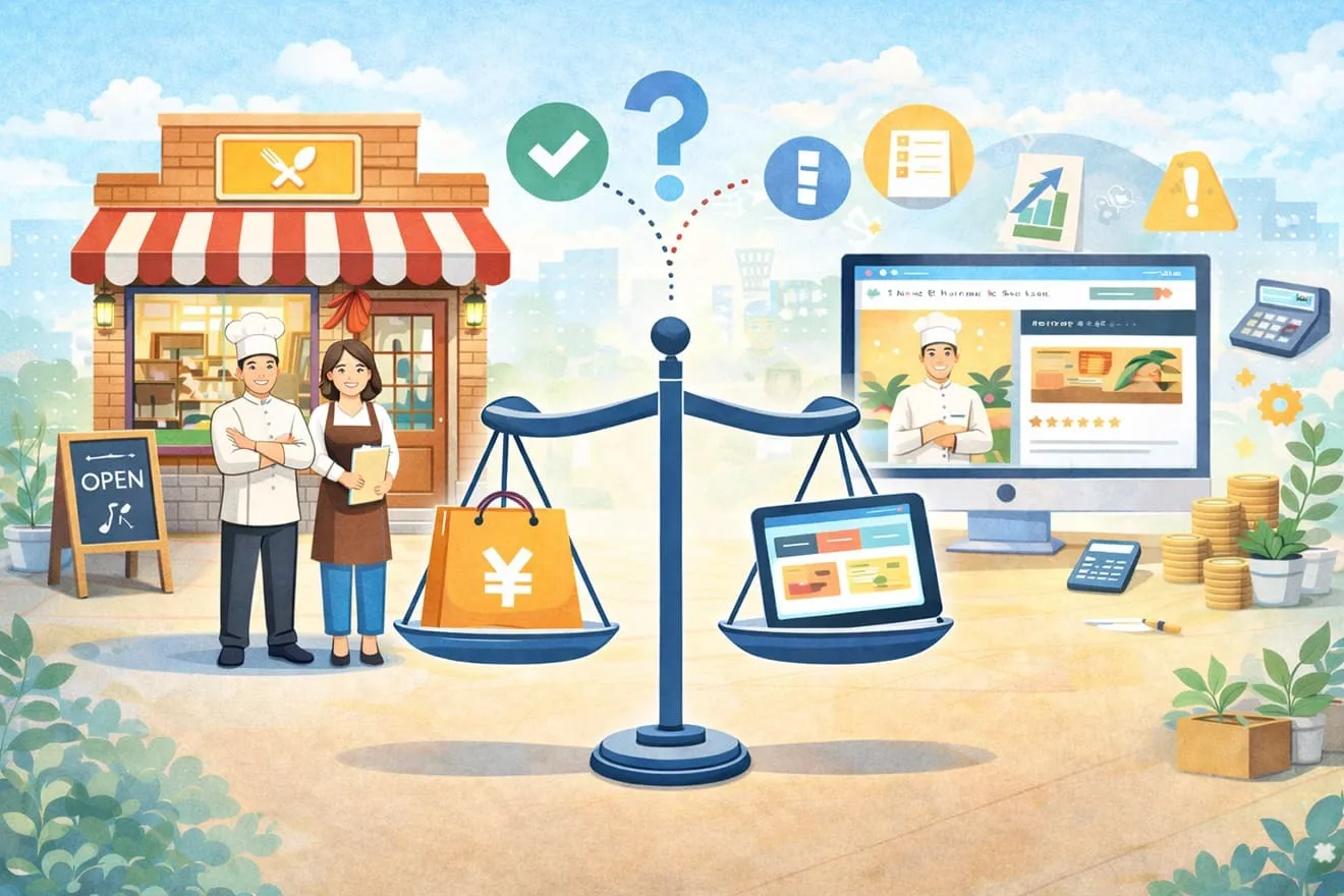 小さな飲食店にホームページは必要？判断基準から費用・運用方法まで解説