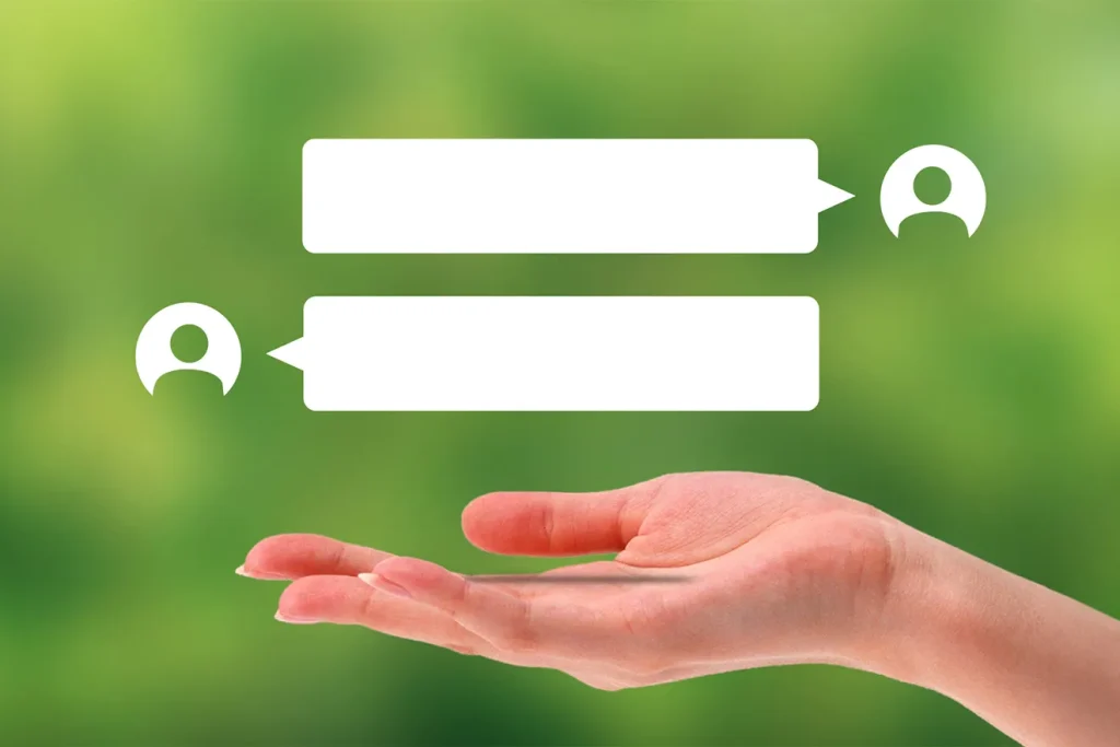 チャットの改善メージ