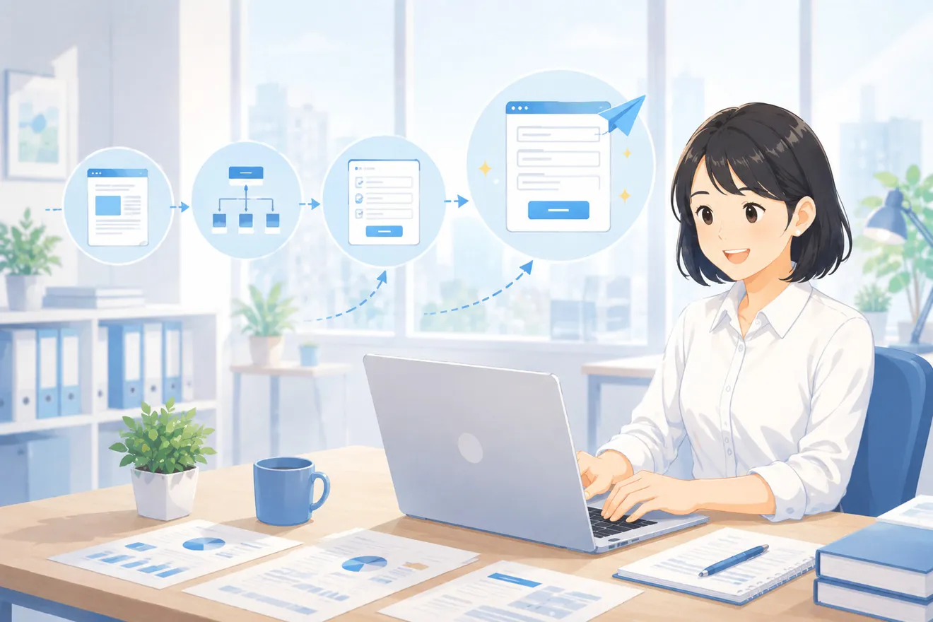 資料ダウンロードフォームの作り方｜問い合わせを増やす設計ポイント