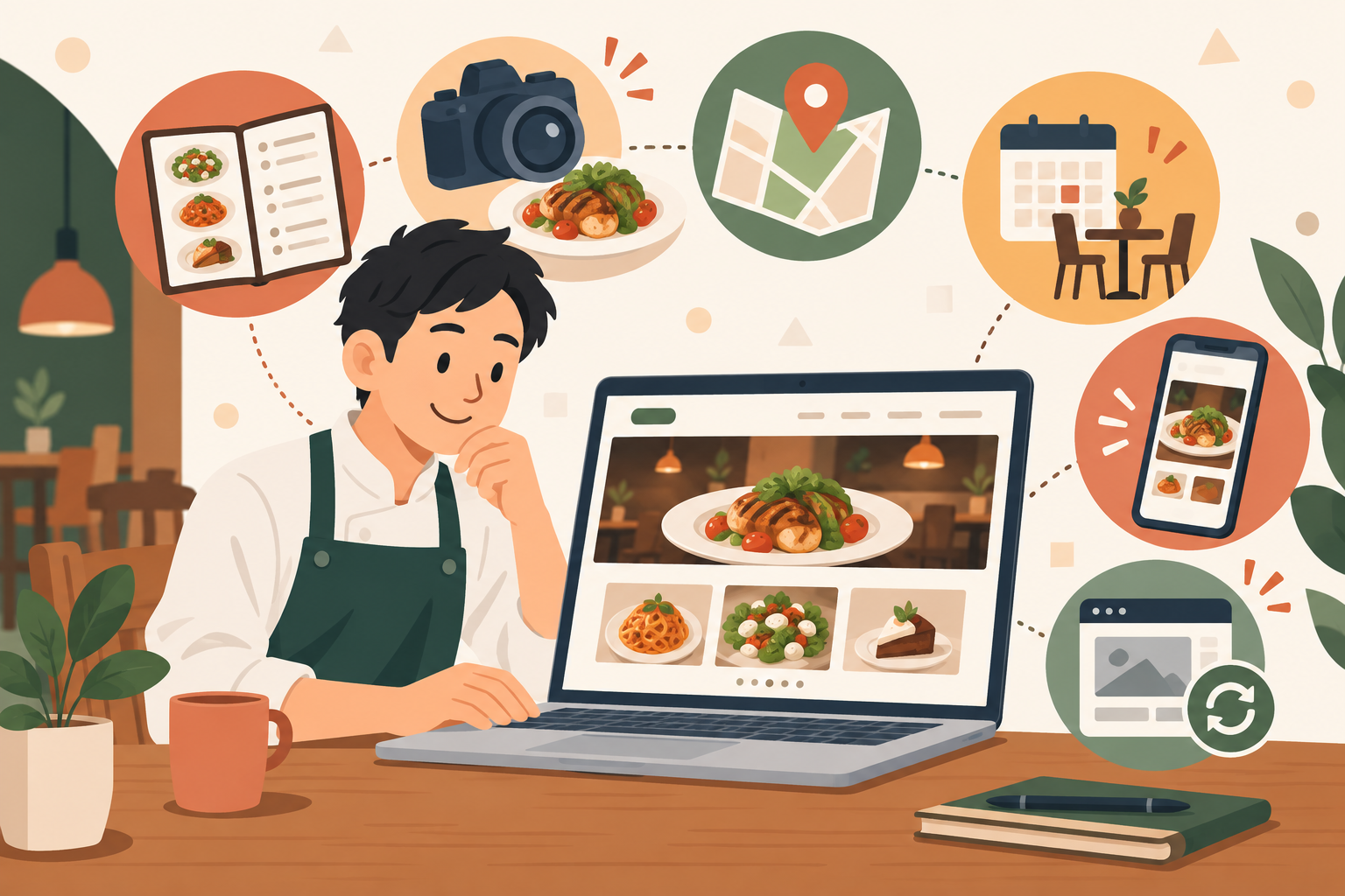 飲食店ホームページの作り方とは？WordPressで自作する手順とポイント